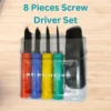 8 Pieces Screw Driver Set