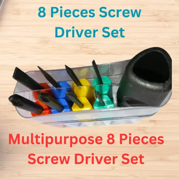 8 Pieces Screw Driver Set for Multipurpose for your Workstation - Image 4