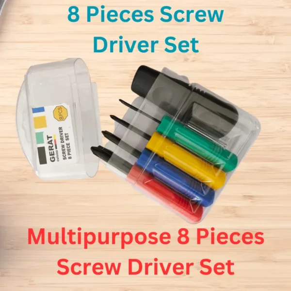 8 Pieces Screw Driver Set for Multipurpose for your Workstation - Image 3