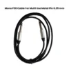 a black and silver cable