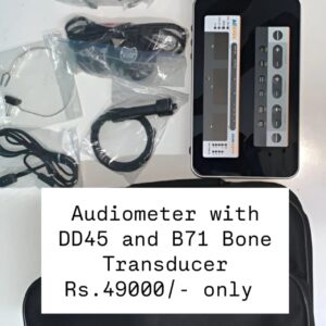 Audiomini Puretone Audiometer with original DD45 Transducer and B71W Bone Conductor